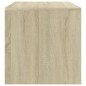 vidaXL Mesita de noche madera contrachapada roble sonoma 40x30x30 cm