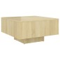 vidaXL Mesa de centro madera contrachapada roble Sonoma 60x60x31,5 cm vidaXL Mesa de centro madera contrachapada roble Sonoma 60x60x31,5 cm