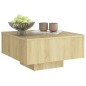 vidaXL Mesa de centro madera contrachapada roble Sonoma 60x60x31,5 cm vidaXL Mesa de centro madera contrachapada roble Sonoma 60x60x31,5 cm