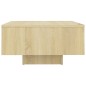 vidaXL Mesa de centro madera contrachapada roble Sonoma 60x60x31,5 cm vidaXL Mesa de centro madera contrachapada roble Sonoma 60x60x31,5 cm