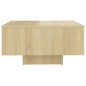 vidaXL Mesa de centro madera contrachapada roble Sonoma 60x60x31,5 cm vidaXL Mesa de centro madera contrachapada roble Sonoma 60x60x31,5 cm