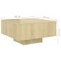 vidaXL Mesa de centro madera contrachapada roble Sonoma 60x60x31,5 cm vidaXL Mesa de centro madera contrachapada roble Sonoma 60x60x31,5 cm