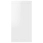 vidaXL Estante cubo pared 4uds contrachapado blanco brillo 100x15x30cm vidaXL Estante cubo pared 4uds contrachapado blanco brillo 100x15x30cm