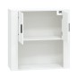vidaXL Armario de pared madera contrachapada blanco 80x33x80 cm