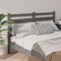 vidaXL Cabecero de cama madera maciza de pino gris 156x4x100 cm vidaXL Cabecero de cama madera maciza de pino gris 156x4x100 cm