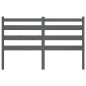 vidaXL Cabecero de cama madera maciza de pino gris 156x4x100 cm vidaXL Cabecero de cama madera maciza de pino gris 156x4x100 cm