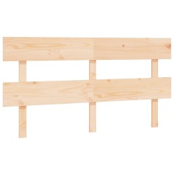 vidaXL Cabecero de cama madera maciza de pino 154x3x81 cm