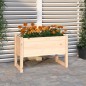 vidaXL Jardinera de madera maciza de pino 78x40x52 cm vidaXL Jardinera de madera maciza de pino 78x40x52 cm