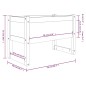 vidaXL Jardinera de madera maciza de pino 78x40x52 cm vidaXL Jardinera de madera maciza de pino 78x40x52 cm