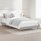 vidaXL Estructura de cama madera contrachapada gris Sonoma 100x200 cm vidaXL Estructura de cama madera contrachapada gris Sonoma 100x200 cm