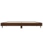 vidaXL Estructura de cama madera contrachapada marrón roble 135x190 cm