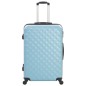 vidaXL Juego de maletas rígidas con ruedas trolley 3 piezas azul ABS vidaXL Juego de maletas rígidas con ruedas trolley 3 piezas azul ABS