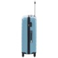vidaXL Juego de maletas rígidas con ruedas trolley 3 piezas azul ABS vidaXL Juego de maletas rígidas con ruedas trolley 3 piezas azul ABS