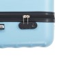 vidaXL Juego de maletas rígidas con ruedas trolley 3 piezas azul ABS vidaXL Juego de maletas rígidas con ruedas trolley 3 piezas azul ABS