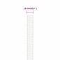vidaXL Cuerda de barco polipropileno blanco intenso 16 mm 100 m vidaXL Cuerda de barco polipropileno blanco intenso 16 mm 100 m