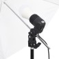 vidaXL Kit de estudio fotográfico 9 pzas con set de luces y softboxes vidaXL Kit de estudio fotográfico 9 pzas con set de luces y softboxes