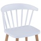 vidaXL Sillas de comedor 2 unidades plástico blanco vidaXL Sillas de comedor 2 unidades plástico blanco