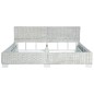 vidaXL Estructura de cama ratán natural gris 180x200 cm vidaXL Estructura de cama ratán natural gris 180x200 cm