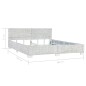 vidaXL Estructura de cama ratán natural gris 180x200 cm vidaXL Estructura de cama ratán natural gris 180x200 cm