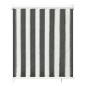 vidaXL Persiana enrollable 80x140 cm a rayas gris antracita y blanca