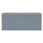 vidaXL Cobertizo de jardín pared acero galvanizado gris 118x382x178 cm vidaXL Cobertizo de jardín pared acero galvanizado gris 118x382x178 cm