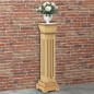 vidaXL Soporte plantas pilar cuadrado madera clara 17x17x66 cm MDF vidaXL Soporte plantas pilar cuadrado madera clara 17x17x66 cm MDF