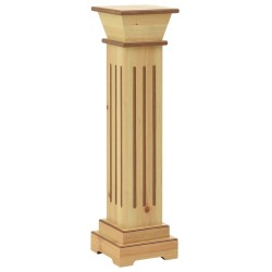 vidaXL Soporte plantas pilar cuadrado madera clara 17x17x66 cm MDF