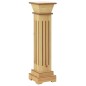 vidaXL Soporte plantas pilar cuadrado madera clara 17x17x66 cm MDF vidaXL Soporte plantas pilar cuadrado madera clara 17x17x66 cm MDF