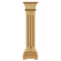 vidaXL Soporte plantas pilar cuadrado madera clara 17x17x66 cm MDF vidaXL Soporte plantas pilar cuadrado madera clara 17x17x66 cm MDF