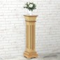 vidaXL Soporte plantas pilar cuadrado madera clara 17x17x66 cm MDF vidaXL Soporte plantas pilar cuadrado madera clara 17x17x66 cm MDF