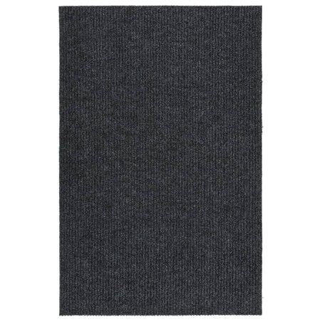 vidaXL Alfombra de pasillo atrapa suciedad 100x150 cm gris antracita