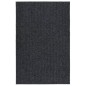 vidaXL Alfombra de pasillo atrapa suciedad 100x150 cm gris antracita