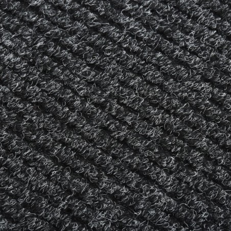vidaXL Alfombra de pasillo atrapa suciedad 100x150 cm gris antracita