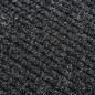 vidaXL Alfombra de pasillo atrapa suciedad 100x150 cm gris antracita
