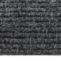 vidaXL Alfombra de pasillo atrapa suciedad 100x150 cm gris antracita