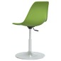 vidaXL Sillas de comedor giratorias 4 unidades PP verde vidaXL Sillas de comedor giratorias 4 unidades PP verde