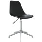 vidaXL Sillas de comedor giratorias 2 unidades PP negro vidaXL Sillas de comedor giratorias 2 unidades PP negro