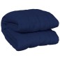 vidaXL Manta con peso tela azul 155x220 cm 7 kg vidaXL Manta con peso tela azul 155x220 cm 7 kg