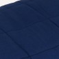 vidaXL Manta con peso tela azul 155x220 cm 7 kg vidaXL Manta con peso tela azul 155x220 cm 7 kg