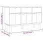 vidaXL Aparador OTTA madera maciza pino 114x43x73,5 cm vidaXL Aparador OTTA madera maciza pino 114x43x73,5 cm