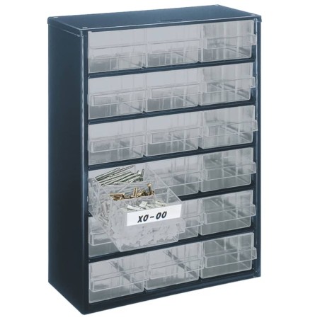 Organizador de herramientas Raaco 918-02 137478 con 18 cajones