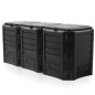 Nature contenedor térmico para compost 1200 L color negro 6071483 Nature contenedor térmico para compost 1200 L color negro 6071483