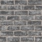 DUTCH WALLCOVERINGS Papel pintado ladrillos negro DUTCH WALLCOVERINGS Papel pintado ladrillos negro