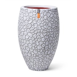 Capi Jarrón Clay elegante Deluxe marfil 50x72 cm