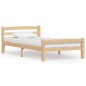vidaXL Estructura de cama de madera maciza de pino 100x200 cm vidaXL Estructura de cama de madera maciza de pino 100x200 cm