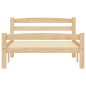 vidaXL Estructura de cama de madera maciza de pino 100x200 cm vidaXL Estructura de cama de madera maciza de pino 100x200 cm