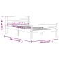vidaXL Estructura de cama madera maciza pino marrón miel 100x200 cm vidaXL Estructura de cama madera maciza pino marrón miel 100x200 cm