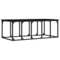 vidaXL Mesa de centro madera de ingeniería negra 100x50x35,5 cm vidaXL Mesa de centro madera de ingeniería negra 100x50x35,5 cm