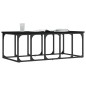 vidaXL Mesa de centro madera de ingeniería negra 100x50x35,5 cm vidaXL Mesa de centro madera de ingeniería negra 100x50x35,5 cm