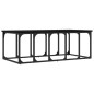 vidaXL Mesa de centro madera de ingeniería negra 100x50x35,5 cm vidaXL Mesa de centro madera de ingeniería negra 100x50x35,5 cm